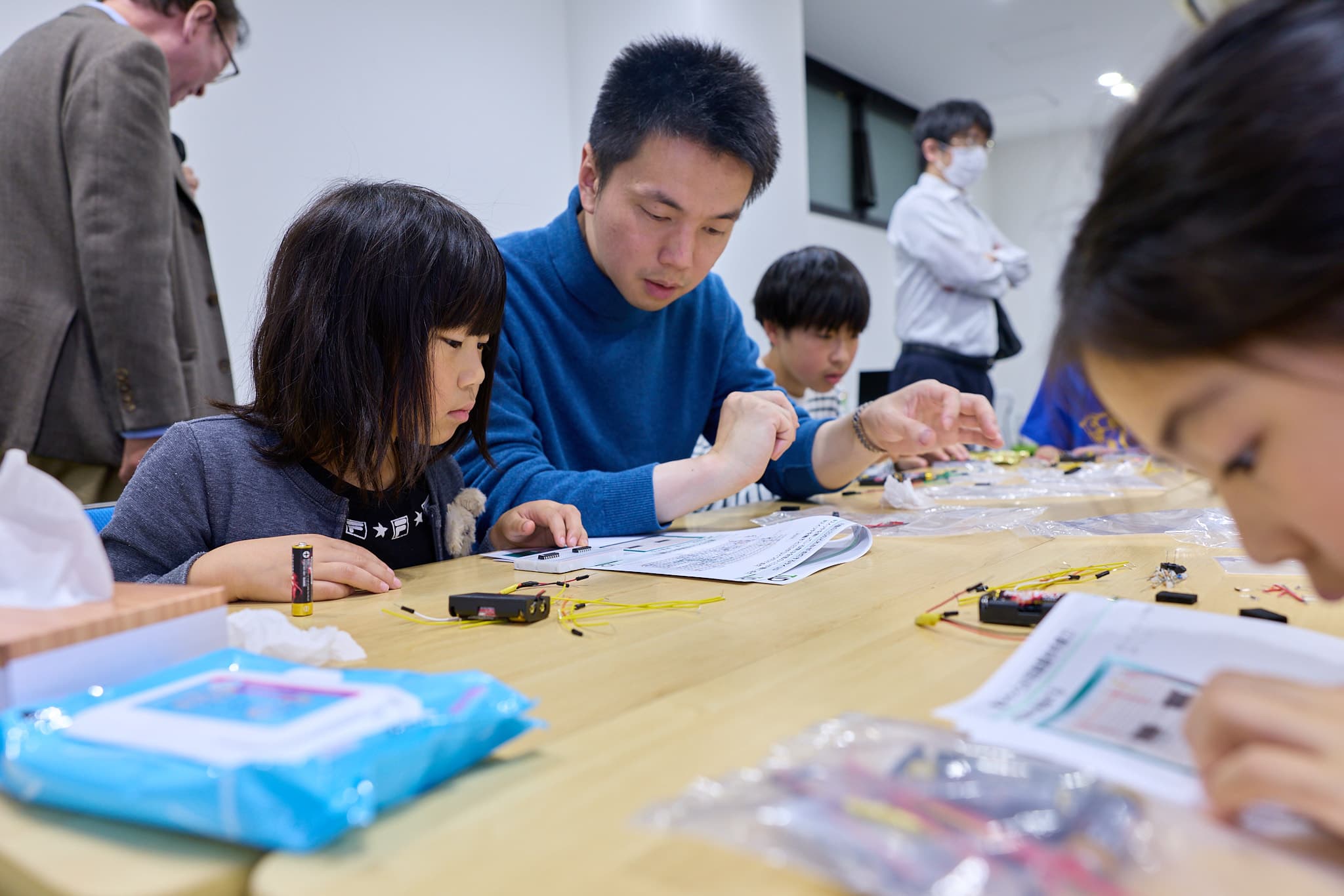 子どもたちと電子工作教室
