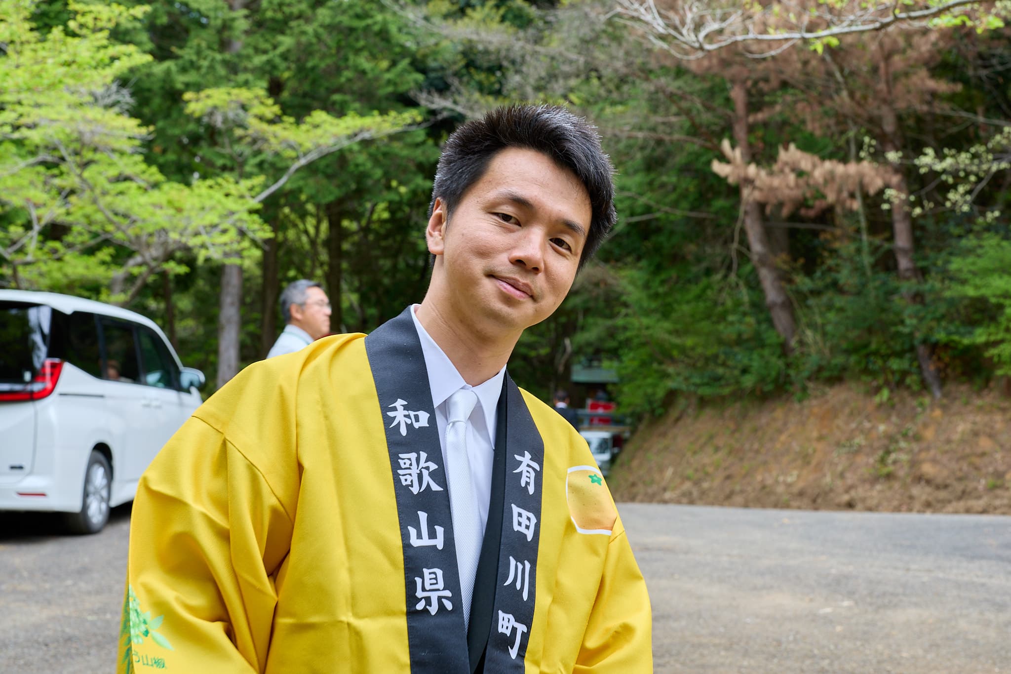 有田川町・和歌山県の半被をまとう神山裕介